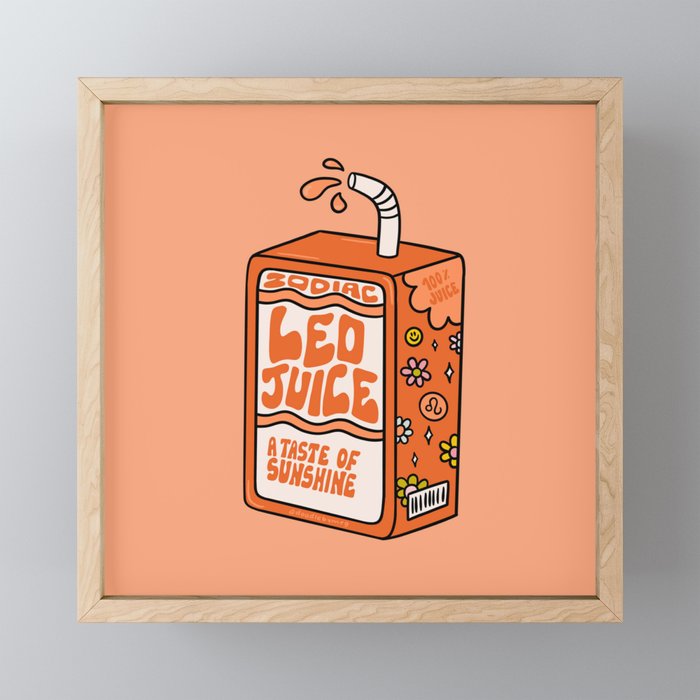Leo Juice Box Mini Art Print Gallery Image 1