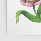 Spring Tulips with Cute Mouse - blue Poster Gallery Image 3