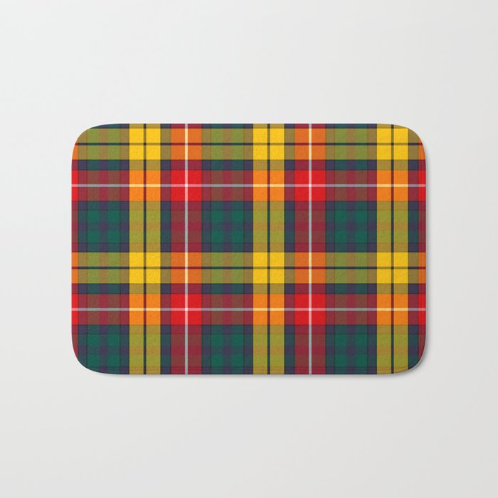 Buchanan Scottish Tartan Bath Mat Gallery Image 1