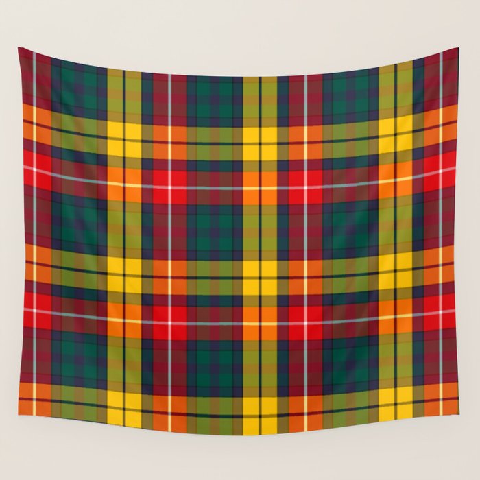 Buchanan Scottish Tartan Wall Tapestry Gallery Image 4