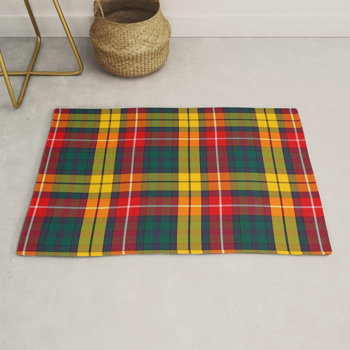 Buchanan Scottish Tartan Rug Gallery Image 1