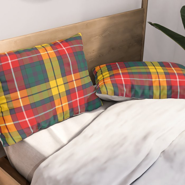 Buchanan Scottish Tartan Pillow Sham Gallery Image 2