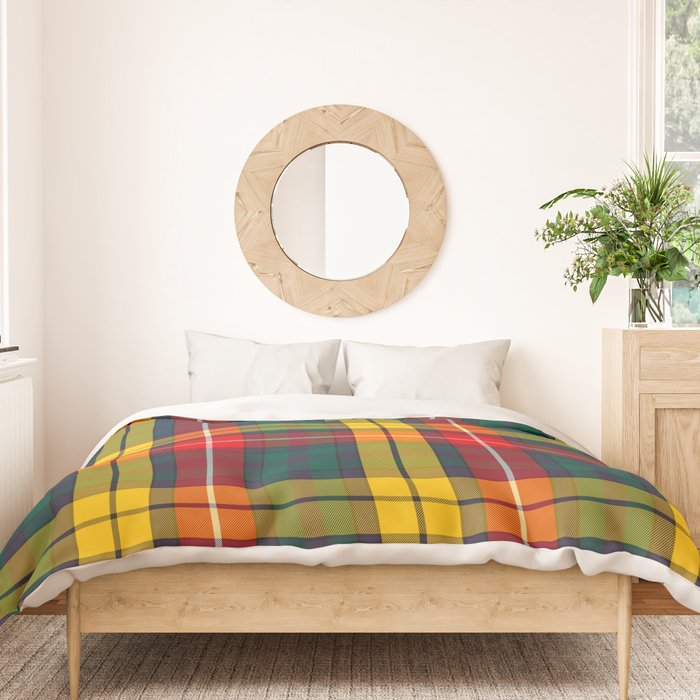 Buchanan Scottish Tartan Duvet Cover Gallery Image 3