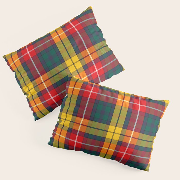 Buchanan Scottish Tartan Pillow Sham Gallery Image 1