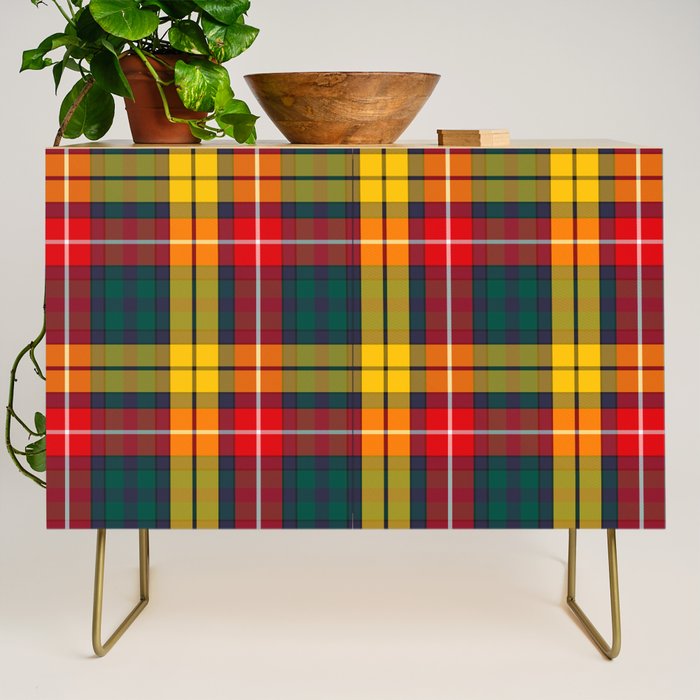 Buchanan Scottish Tartan Credenza Gallery Image 1