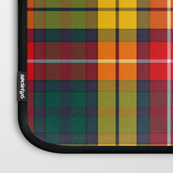 Buchanan Scottish Tartan Laptop Sleeve Gallery Image 3
