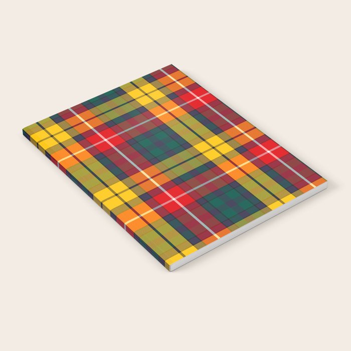 Buchanan Scottish Tartan Notebook Gallery Image 1
