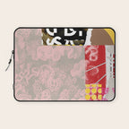 daydream in rosa traÌumen strukturiert versunken sinkend Laptop Sleeve Gallery Image 1