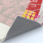 daydream in rosa traÌumen strukturiert versunken sinkend Rug Gallery Image 4