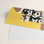 daydream in rosa traÌumen strukturiert versunken sinkend Wrapping Paper Gallery Image 2