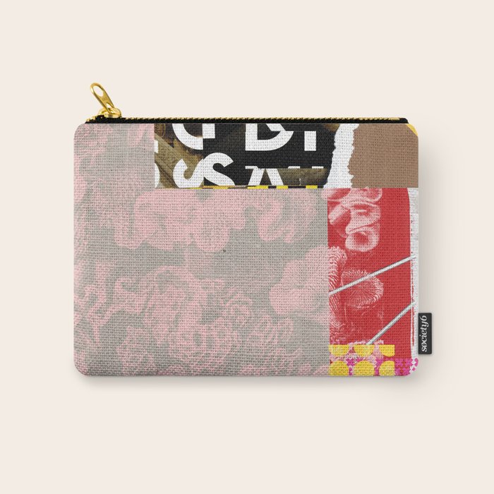 daydream in rosa traÌumen strukturiert versunken sinkend Carry All Pouch Gallery Image 1