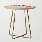 daydream in rosa traÌumen strukturiert versunken sinkend Side Table Gallery Image 1