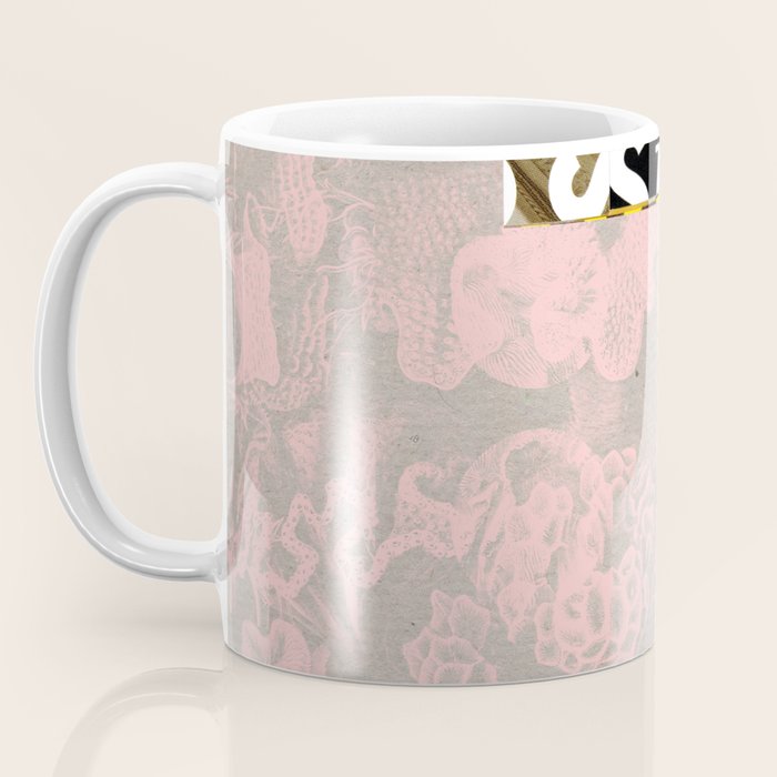 daydream in rosa traÌumen strukturiert versunken sinkend Coffee Mug Gallery Image 3