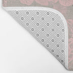 daydream in rosa traÌumen strukturiert versunken sinkend Bath Mat Gallery Image 2