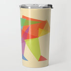 Fractal Geometric bear Travel Mug Gallery Image 2