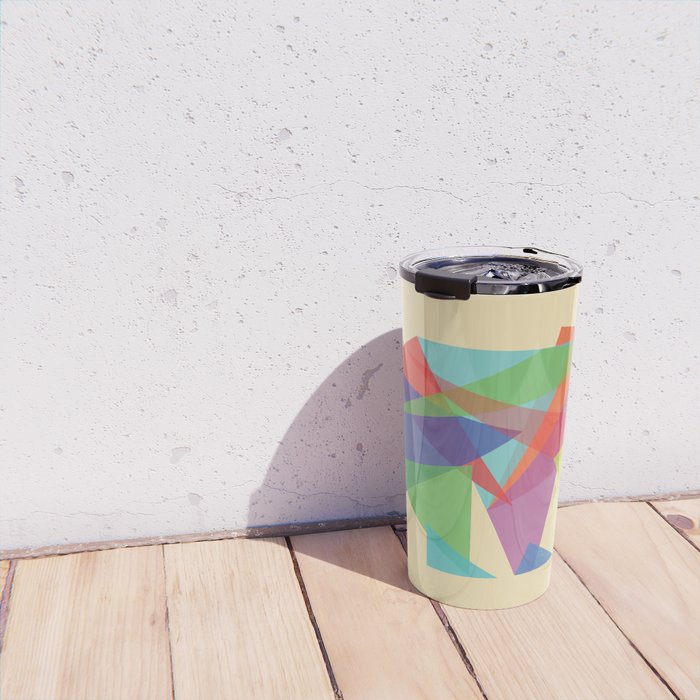 Fractal Geometric bear Travel Mug Gallery Image 4