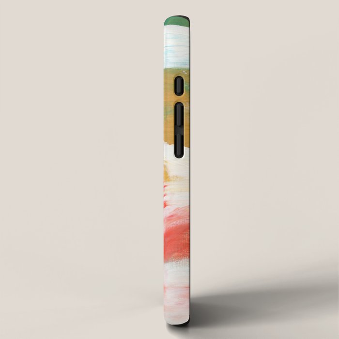 Ejaaz Haniff Colorful Abstract Acrylic Painting 'Storm In Paradise' iPhone Case Gallery Image 2