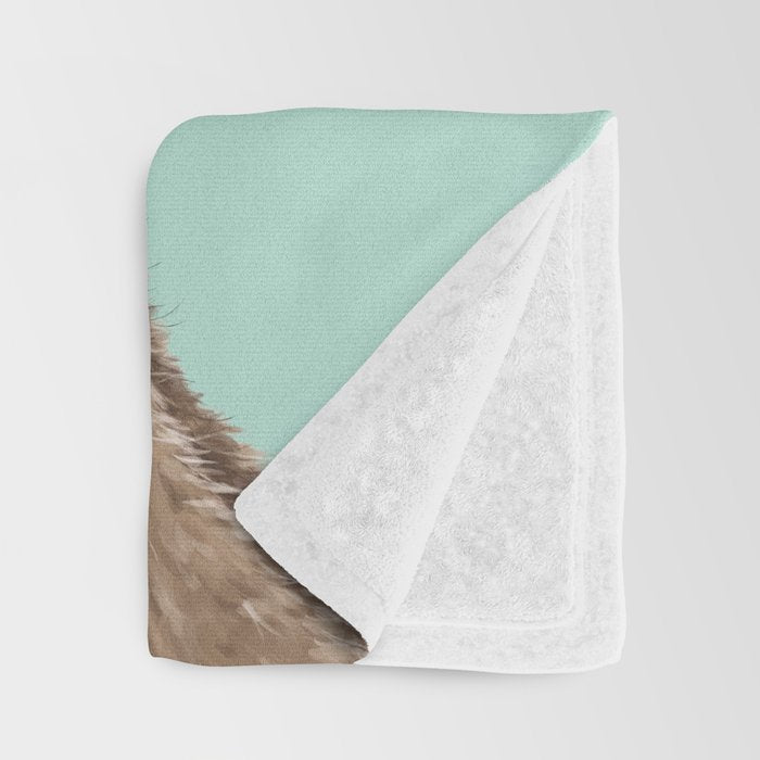 Bubble Gum Gang in Green Throw Blanket Gallery Image 3