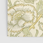 William Morris Pink and Rose Cowslip Fennel Yellow Pattern Poster Gallery Image 3