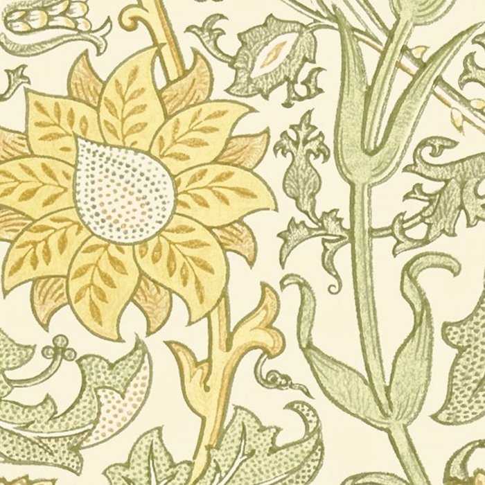 William Morris Pink and Rose Cowslip Fennel Yellow Pattern Coffee Mug Gallery Image 2