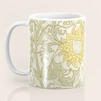 William Morris Pink and Rose Cowslip Fennel Yellow Pattern Coffee Mug Gallery Image 3