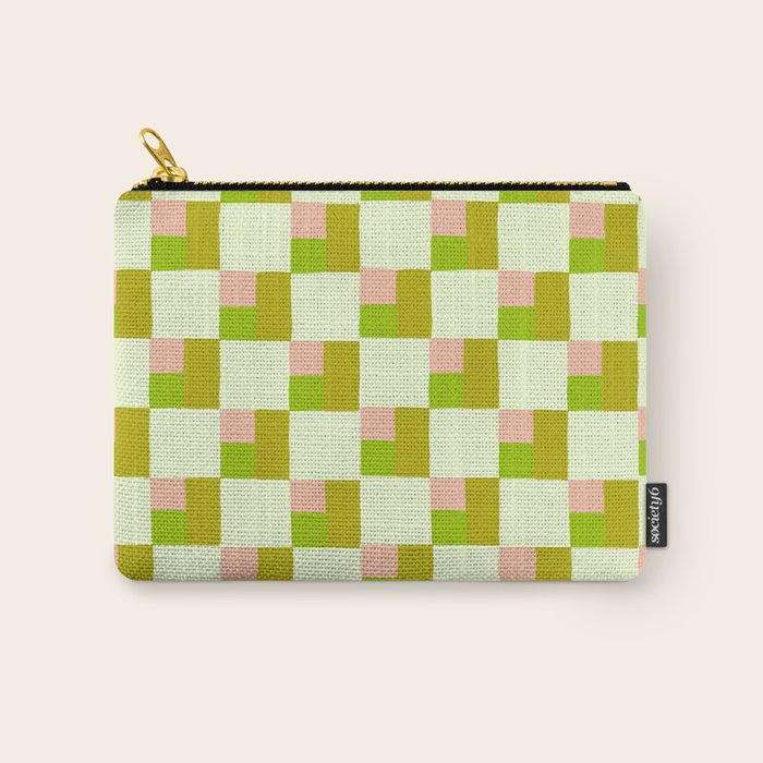 Palm Beach Check Carry All Pouch Gallery Image 1