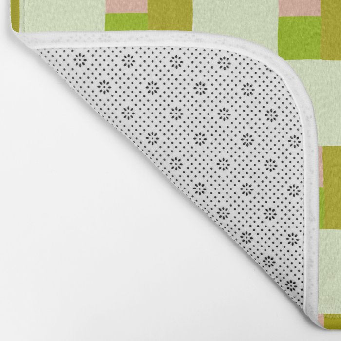 Palm Beach Check Bath Mat Gallery Image 2