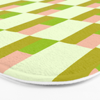 Palm Beach Check Bath Mat Gallery Image 3