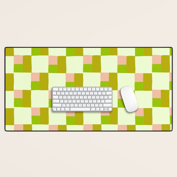 Palm Beach Check Desk Mat Gallery Image 1