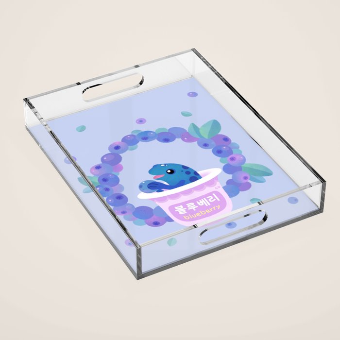 Blueberry poison yogurt 2 Acrylic Tray Gallery Image 1