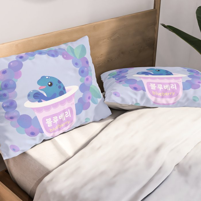 Blueberry poison yogurt 2 Pillow Sham Gallery Image 2