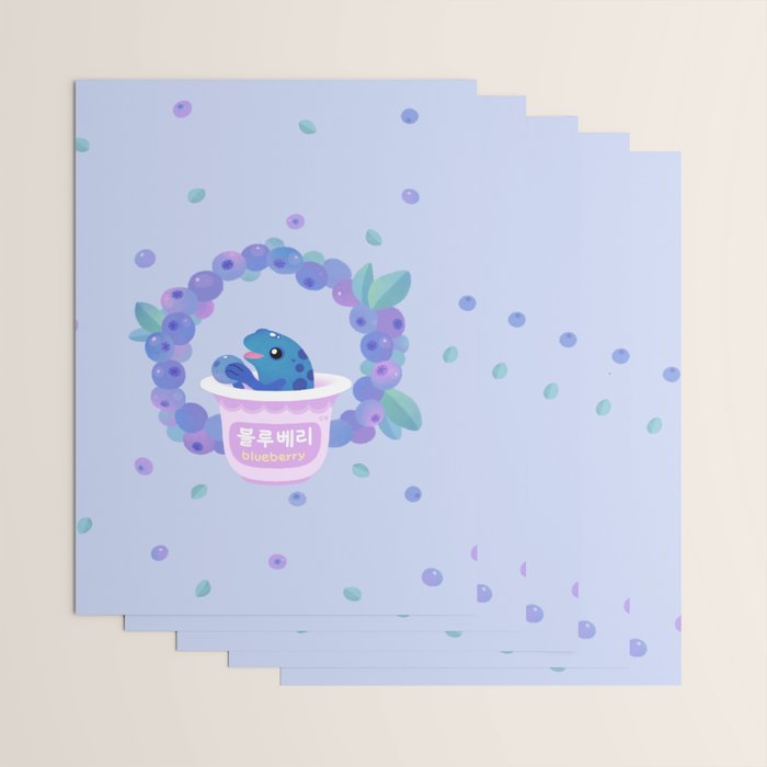 Blueberry poison yogurt 2 Wrapping Paper Gallery Image 3