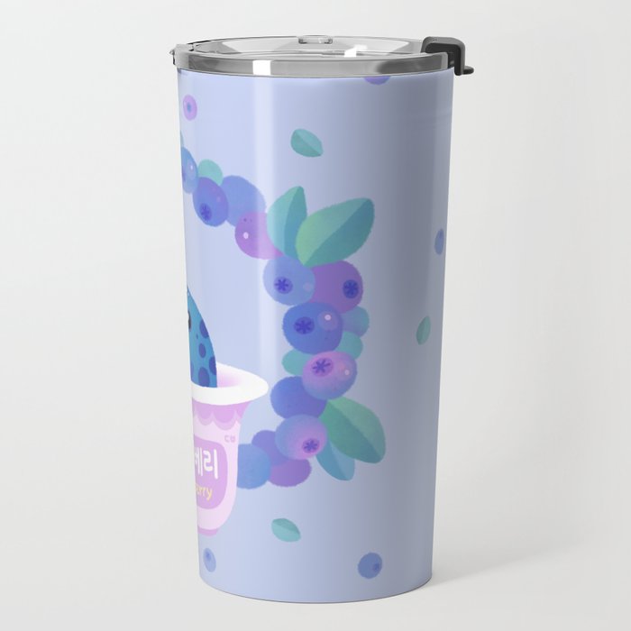 Blueberry poison yogurt 2 Travel Mug Gallery Image 2