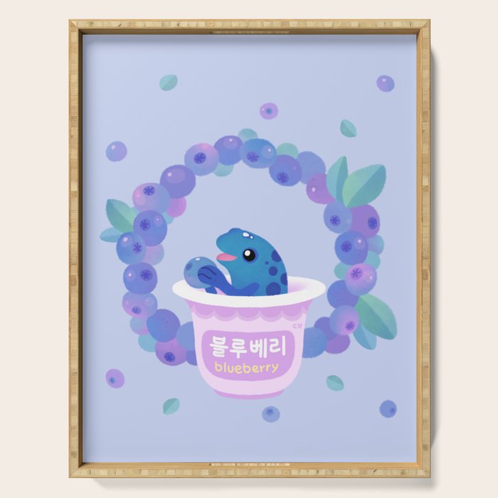 Blueberry poison yogurt 2 Serving Tray Gallery Image 1
