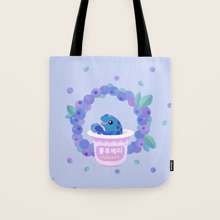Blueberry poison yogurt 2 Tote Bag Gallery Image 1