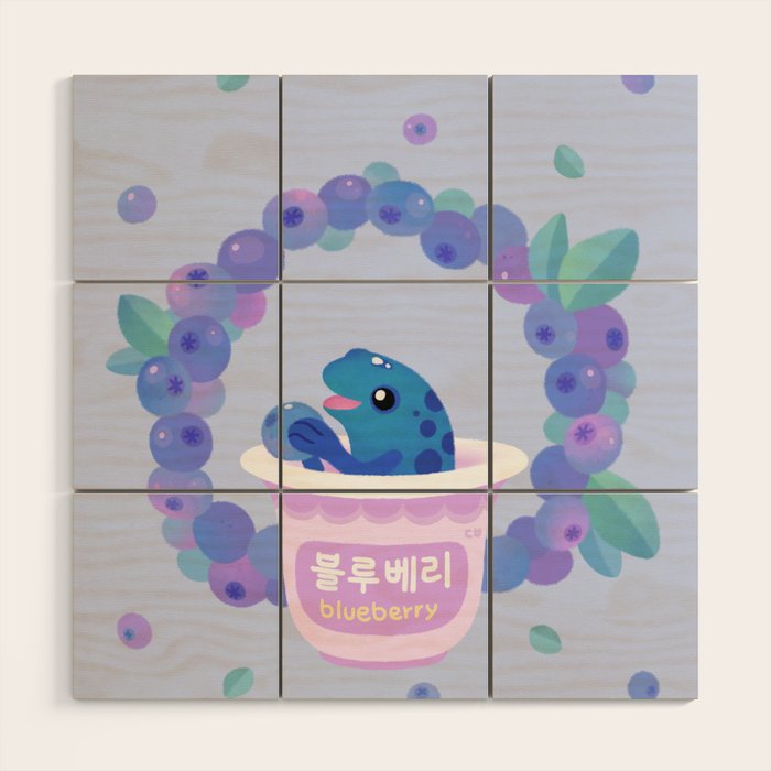 Blueberry poison yogurt 2 Wood Wall Art Gallery Image 1