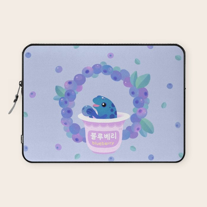 Blueberry poison yogurt 2 Laptop Sleeve Gallery Image 1