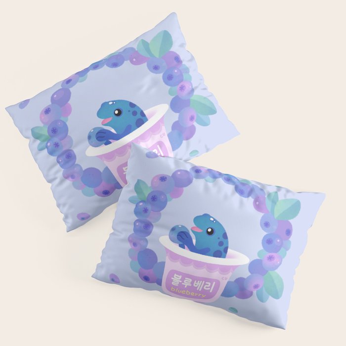 Blueberry poison yogurt 2 Pillow Sham Gallery Image 3