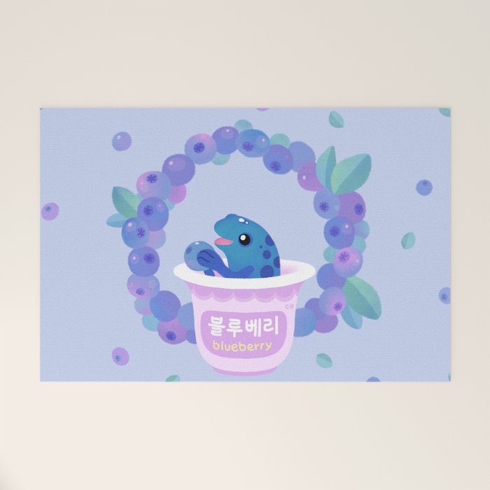Blueberry poison yogurt 2 Welcome Mat Gallery Image 1