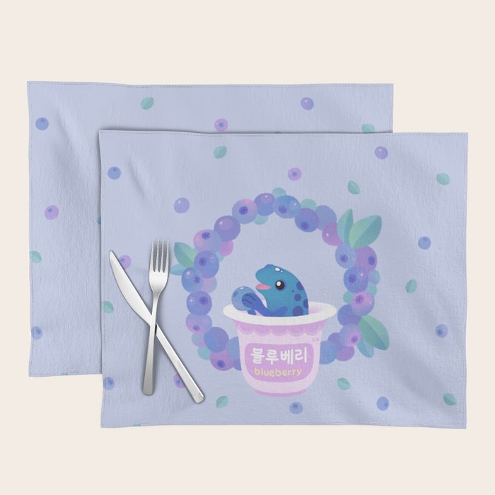 Blueberry poison yogurt 2 Placemat Gallery Image 1