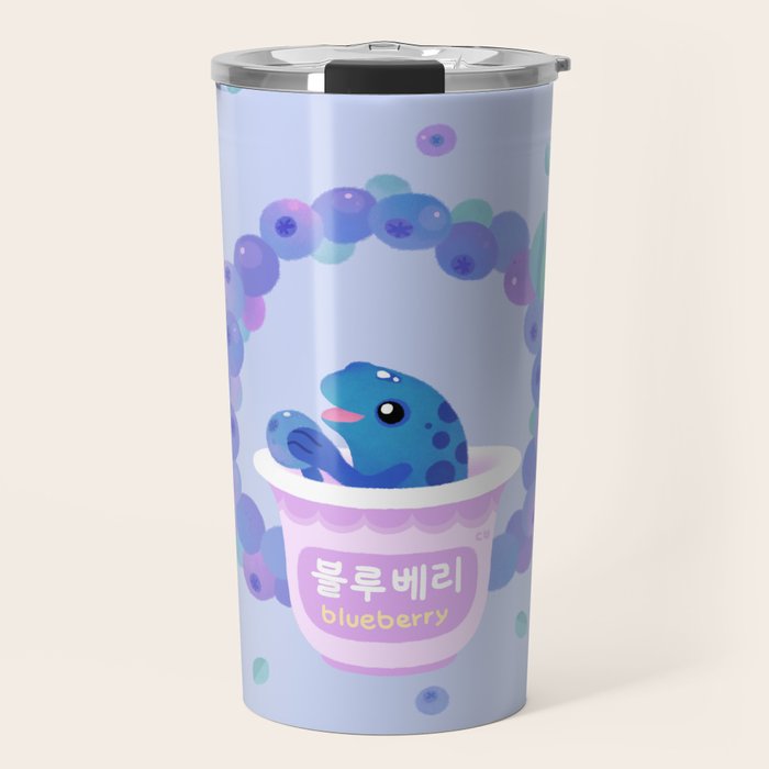 Blueberry poison yogurt 2 Travel Mug Gallery Image 1