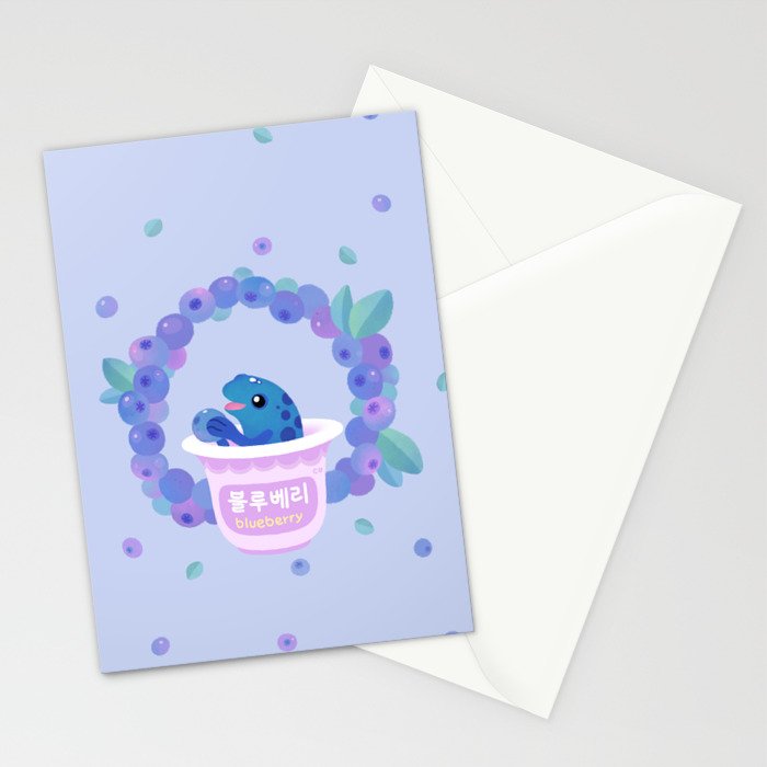 Blueberry poison yogurt 2 Stationery Card Gallery Image 2