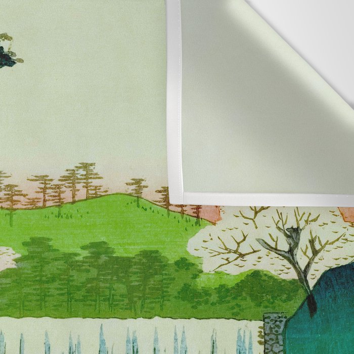 âThe Great Waterfallâ Utagawa Hiroshige Vintage Japanese Woodblock Print East Asian Cultural Antique Art  Wall Tapestry Gallery Image 3