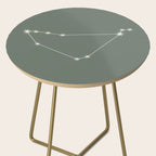 Capricorn Zodiac Star Constellation Line Art Sage Side Table Gallery Image 2