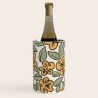 Black and Yellow Pansies Wine Chiller Gallery Image 2