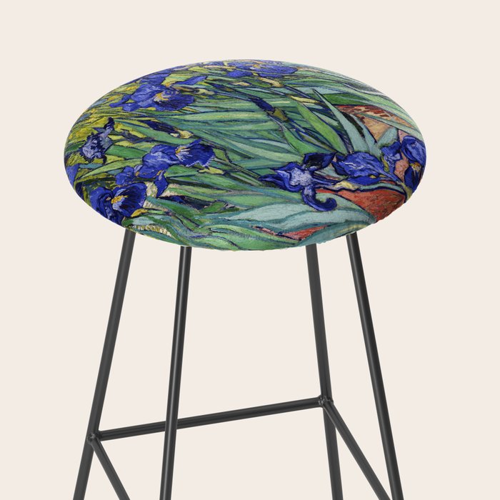 Irises by Vincent van Gogh Stool Gallery Image 2