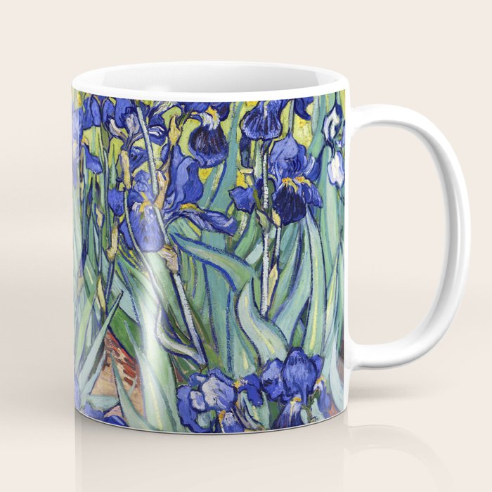 Irises by Vincent van Gogh Coffee Mug Gallery Image 1