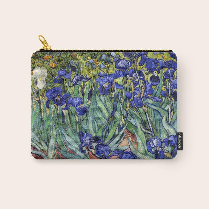 Irises by Vincent van Gogh Carry All Pouch Gallery Image 1
