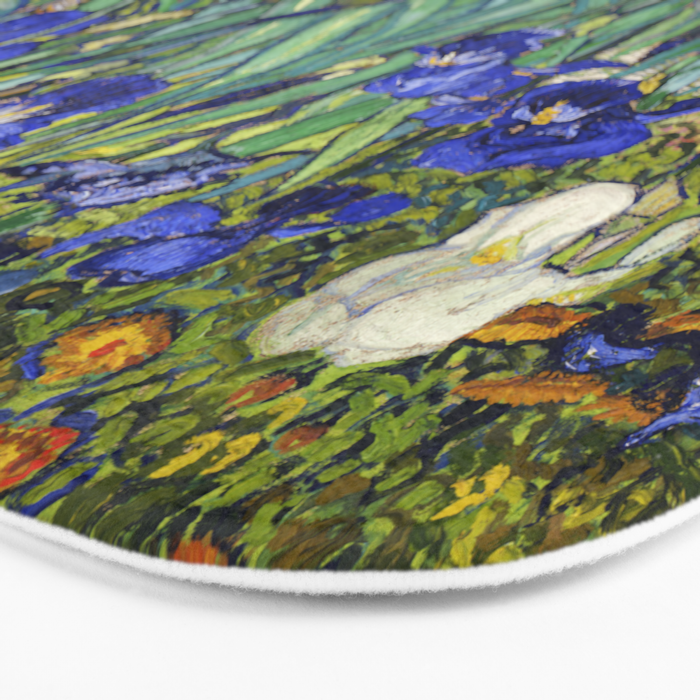 Irises by Vincent van Gogh Bath Mat Gallery Image 3