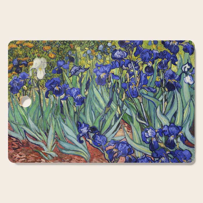 Irises By Vincent Van Gogh Cutting Board